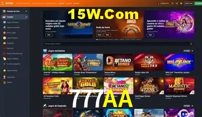 Jackpots e promoções na 777AA